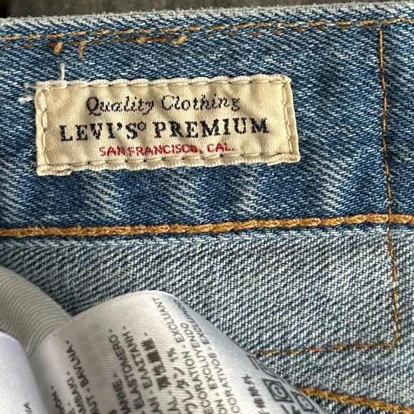 Levi Jeans men 36 waist 93’ San Francisco 501 original denim distressed - Picture 6 of 6